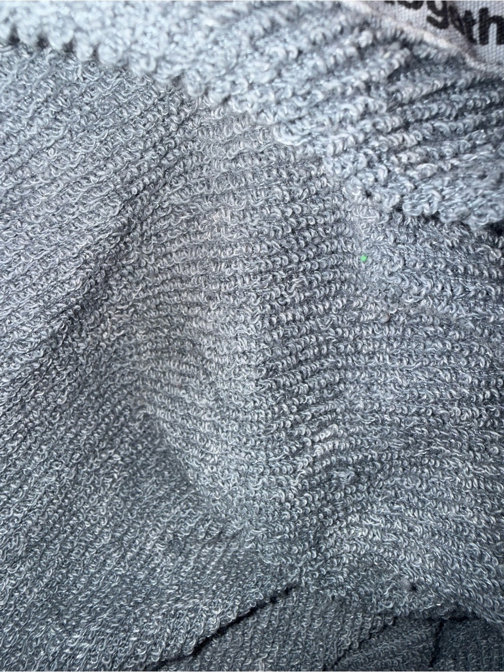 FREECITY lavender-grey sunfade wash terry zip up hoodie 2/M - Picture 8 of 8